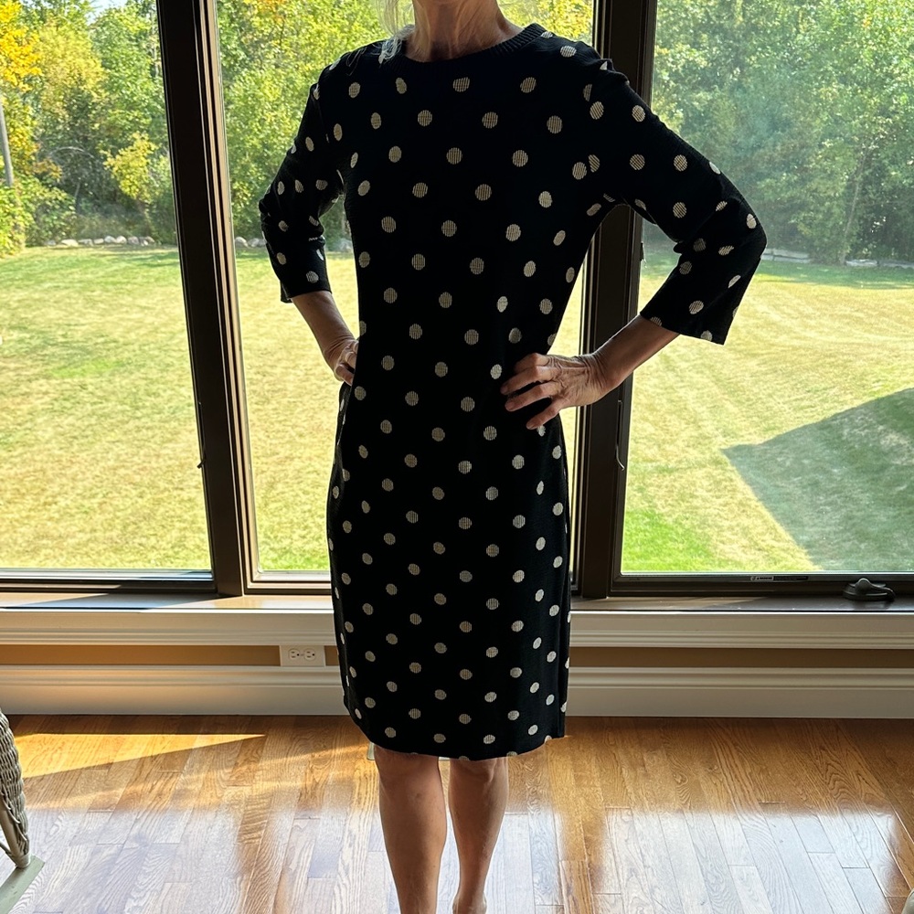 Polka Dot Black Dress ZARA - Picture 3 of 6